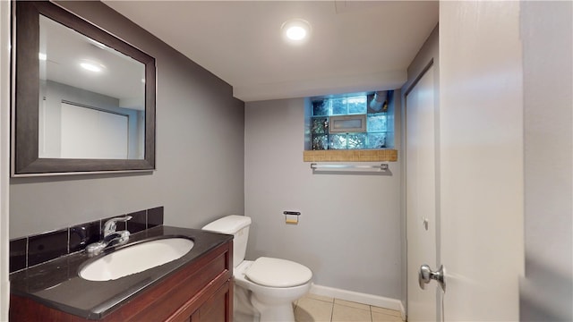 5445 Covode Pl, Squirrel Hill, PA 15217 - half bath featuring vanity and tile patterned floors