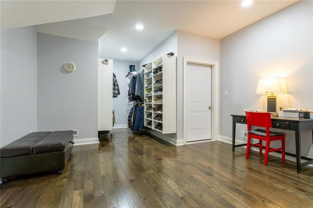 203 Ironwood Ct, Peters Twp, PA 15367 - interior space featuring wood finished floors and recessed lighting