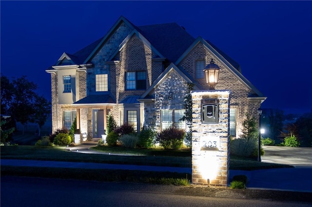 203 Ironwood Ct, Peters Twp, PA 15367 - view of front of house featuring brick siding and stone siding