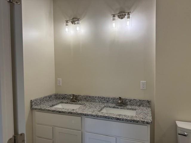 3273 Brodhead Rd Unit D, Center Twp Bea, PA 15001 - bathroom featuring toilet and double vanity