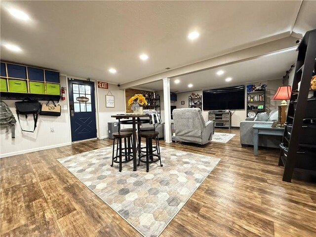 84 Williamson Rd, Hempfield Twp Mer, PA 16125 - dining room with wood finished floors and recessed lighting