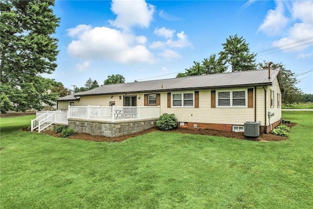 84 Williamson Rd, Hempfield Twp Mer, PA 16125 - back of property featuring a yard and crawl space