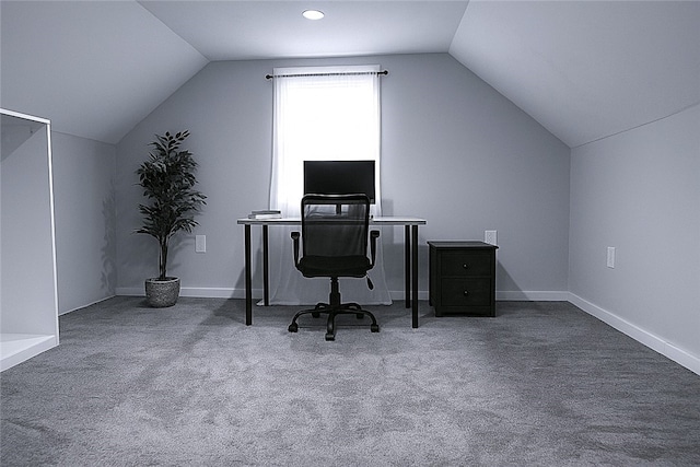117 Oregon Ave, Vandergrift Wml, PA 15690 - carpeted office featuring vaulted ceiling