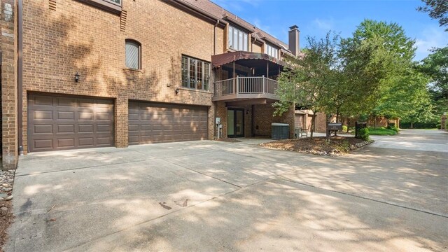 105 Bristol Sq, Ohara, PA 15238 - view of property with a garage and concrete driveway