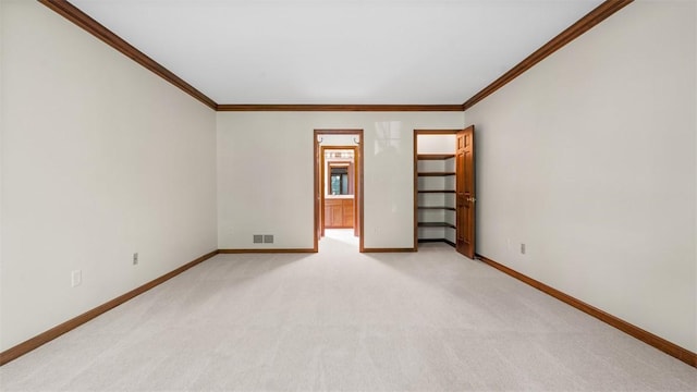 105 Bristol Sq, Ohara, PA 15238 - spare room with crown molding and light carpet