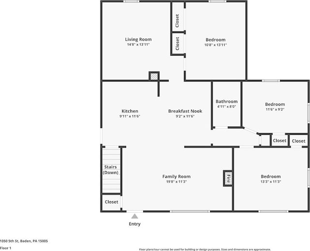 1050 5th St, Baden, PA 15005