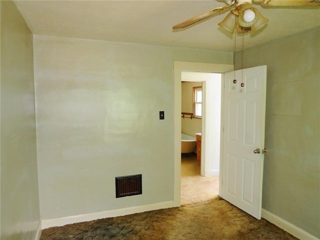 289 Sheridan Ln, Carmichaels/Cumblnd, PA 15351 - spare room featuring a ceiling fan and carpet flooring