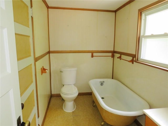 289 Sheridan Ln, Carmichaels/Cumblnd, PA 15351 - bathroom featuring a soaking tub, vanity, and tile patterned flooring