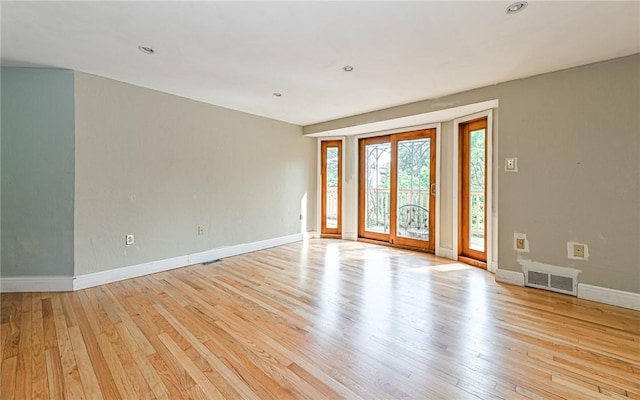 116 Parkfel Ave, Mccandless, PA 15237 - spare room with light wood-style floors and recessed lighting