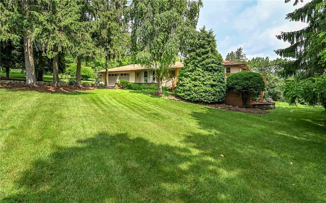116 Parkfel Ave, Mccandless, PA 15237 - view of green lawn with an attached garage