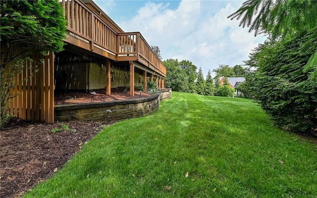 116 Parkfel Ave, Mccandless, PA 15237 - view of green lawn featuring a deck