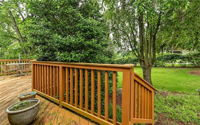 116 Parkfel Ave, Mccandless, PA 15237 - wooden terrace featuring a lawn