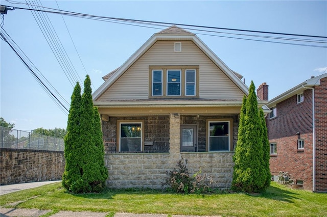 438 Miami St, East Mckeesport, PA 15035 - bungalow featuring stone siding