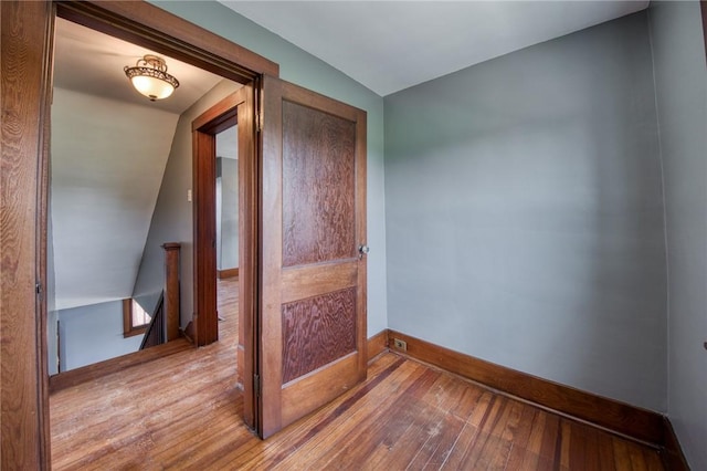 438 Miami St, East Mckeesport, PA 15035 - corridor with an upstairs landing and hardwood / wood-style floors