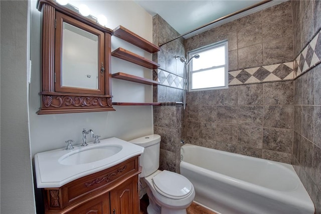 438 Miami St, East Mckeesport, PA 15035 - full bathroom with vanity and washtub / shower combination