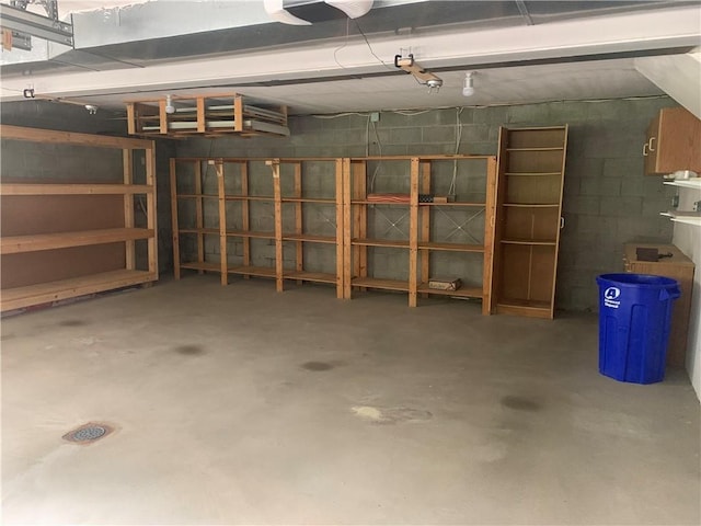 111 Brandywine Dr, Manor, PA 15642 - unfinished below grade area featuring concrete block wall