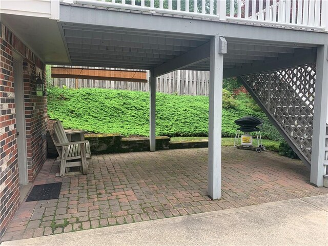111 Brandywine Dr, Manor, PA 15642 - view of patio with a carport