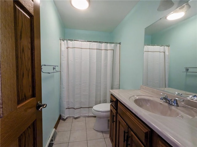 350 American Legion Rd, Unity Twp, PA 15650 - full bath with vanity, tile patterned flooring, and curtained shower