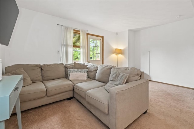 130 Pine Ct, Plum Boro, PA 15239 - living area with light colored carpet and baseboards