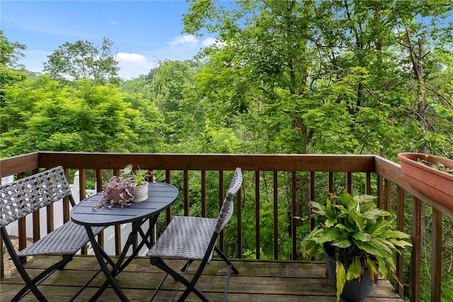 130 Pine Ct, Plum Boro, PA 15239 - balcony featuring a wooded view