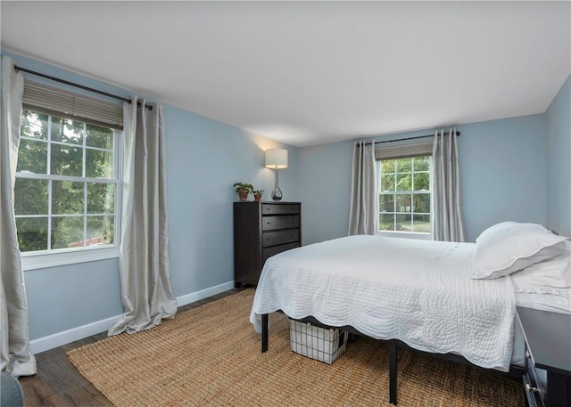 1415 Ashwood Cir, Upper St Clair, PA 15241 - bedroom with baseboards and wood finished floors
