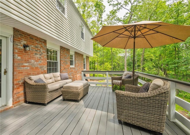 1415 Ashwood Cir, Upper St Clair, PA 15241 - deck with an outdoor living space