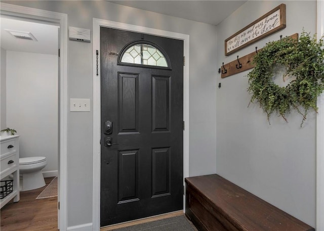 1415 Ashwood Cir, Upper St Clair, PA 15241 - entryway with wood finished floors and baseboards