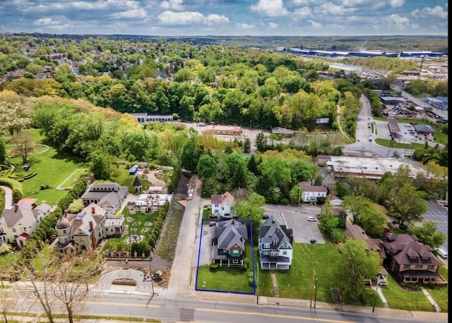 334 E State St, Sharon, PA 16146 - aerial perspective of suburban area