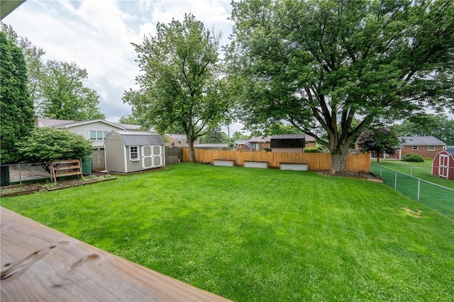 524 Saint Andrews Dr, Hempfield Twp Wml, PA 15601 - fenced backyard with a shed
