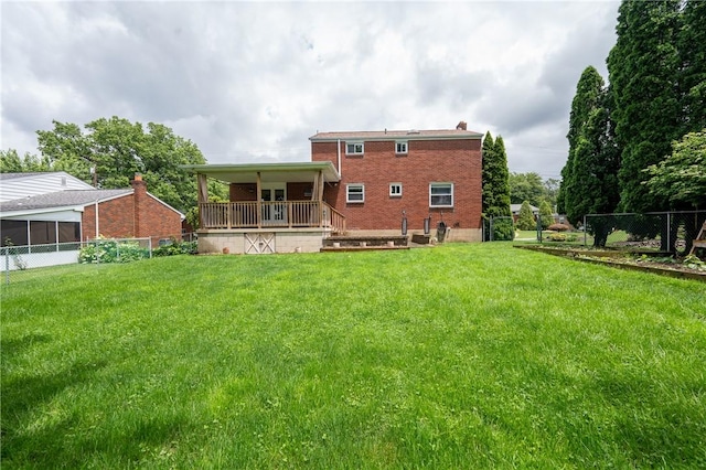 524 Saint Andrews Dr, Hempfield Twp Wml, PA 15601 - back of property featuring brick siding and a chimney