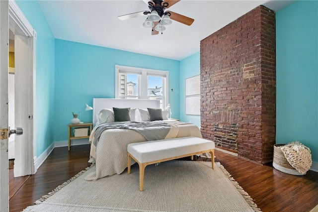 2315 Jane St, South Side, PA 15203 - bedroom featuring wood finished floors and ceiling fan