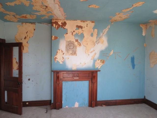 1250 Summerlea Ave, City Of Washington, PA 15301 - unfurnished bedroom featuring carpet flooring