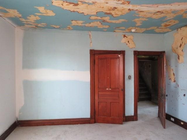 1250 Summerlea Ave, City Of Washington, PA 15301 - empty room with light colored carpet and baseboards