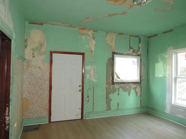 1250 Summerlea Ave, City Of Washington, PA 15301 - spare room featuring wood finished floors and baseboards