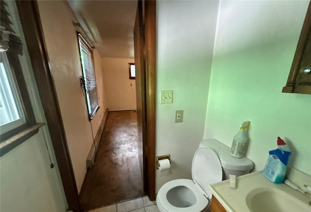 105 Fern Way, Glassport, PA 15045 - bathroom with toilet and vanity