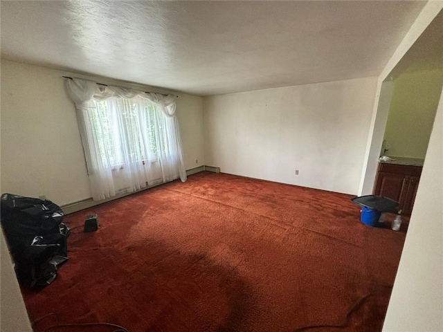 105 Fern Way, Glassport, PA 15045 - unfurnished living room with carpet