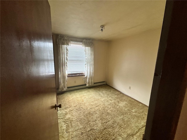 105 Fern Way, Glassport, PA 15045 - empty room featuring carpet and a baseboard radiator