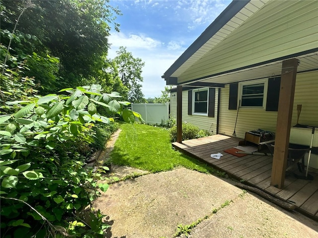 105 Fern Way, Glassport, PA 15045 - view of yard with a deck