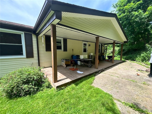105 Fern Way, Glassport, PA 15045 - rear view of property featuring a deck