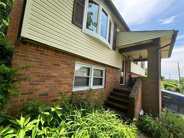 105 Fern Way, Glassport, PA 15045 - view of home's exterior with brick siding