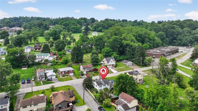 914 E Smithfield St, Elizabeth Twp/Boro, PA 15135 - aerial view of property and surrounding area with nearby suburban area