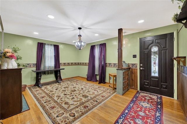 914 E Smithfield St, Elizabeth Twp/Boro, PA 15135 - foyer featuring wood finished floors and recessed lighting