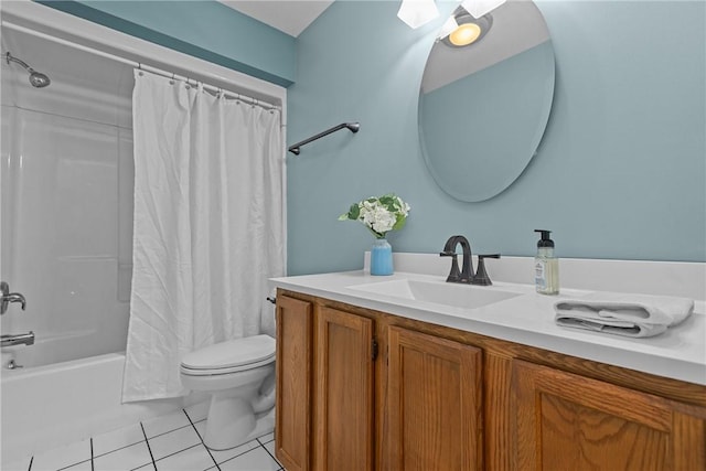 4 Pleasant Grove Dr, Patterson Heights, PA 15010 - full bathroom featuring vanity, tile patterned floors, and shower / bath combination with curtain