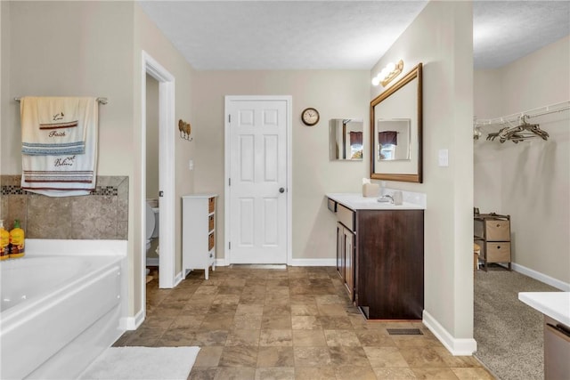 201 Millstream Ln, Zelienople Boro, PA 16063 - bathroom with vanity and a bath