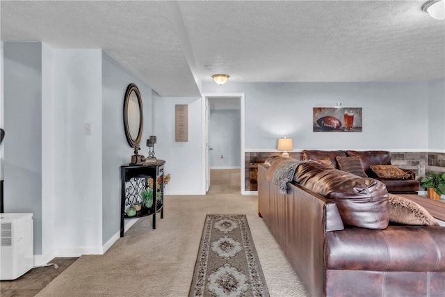201 Millstream Ln, Zelienople Boro, PA 16063 - living area with a textured ceiling and light carpet