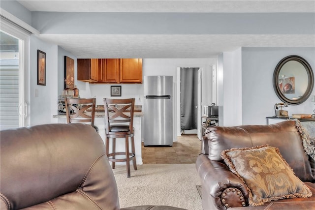 201 Millstream Ln, Zelienople Boro, PA 16063 - living area with light carpet