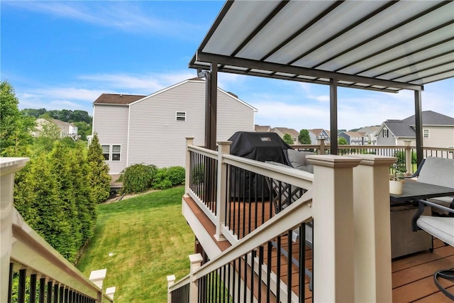 201 Millstream Ln, Zelienople Boro, PA 16063 - deck featuring a yard