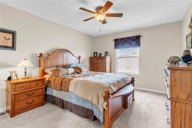 201 Millstream Ln, Zelienople Boro, PA 16063 - bedroom featuring light colored carpet and ceiling fan