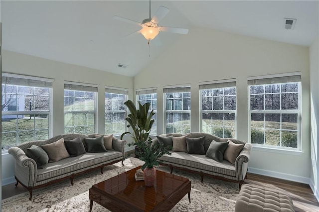 705 Spring Valley Dr, Jackson Twp, PA 16063 - sunroom featuring lofted ceiling