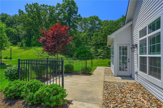 705 Spring Valley Dr, Jackson Twp, PA 16063 - view of green lawn with a patio area